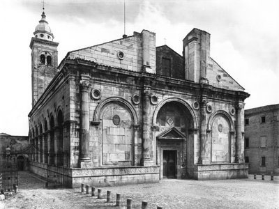 View of the Facade, c.1450-60 by Leon Battista Alberti